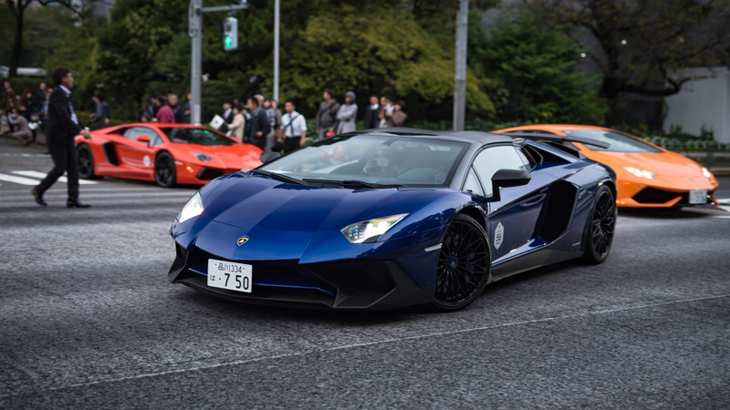 Illustration for article titled Japan's Lamborghini Day Is Delightfully Colorful